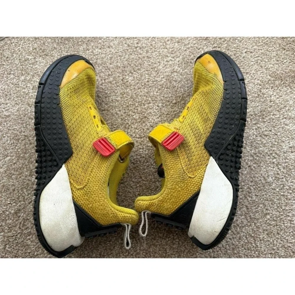 LEGO X Adidas Yellow White Black Athletic Play‎ Shoes Size 3